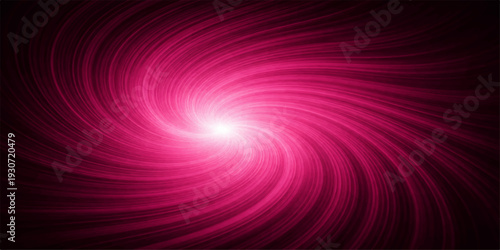 Abstract Pink Spiral: A dynamic, swirling vortex of radiant pink light, captivating the eye with its mesmerizing energy and ethereal beauty.
