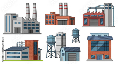 Industrial Buildings and Factory Structures.