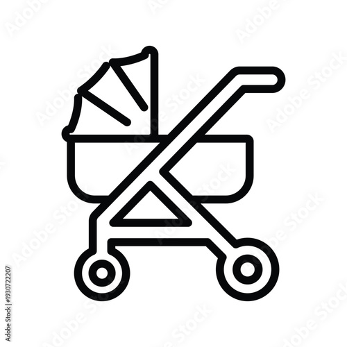 Baby stroller Icon