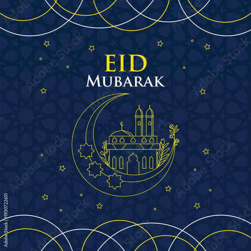 Eid ul fitr greeting card