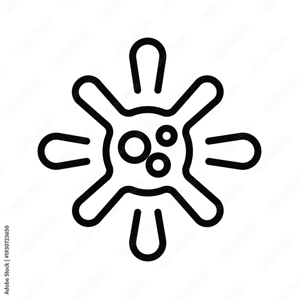 Obraz premium Virus Icon