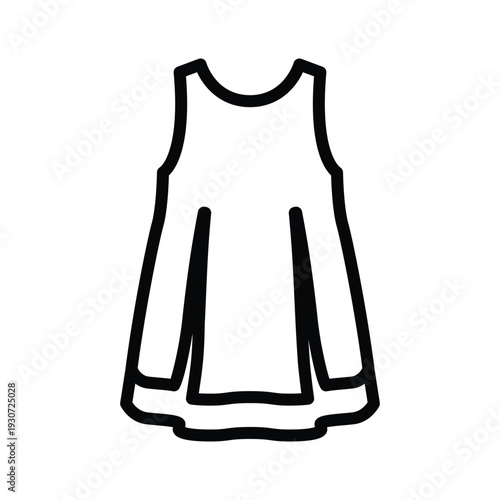 Girls Tank top Icon