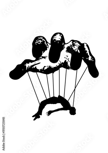 Puppeteered Human Controlled by Authority Figures