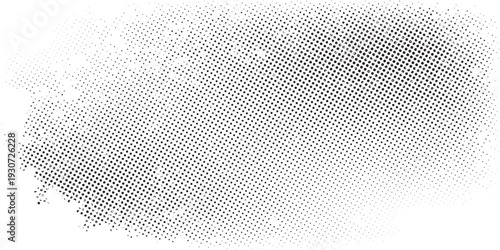 Abstract halftone dotted background. Grunge effect vector texture