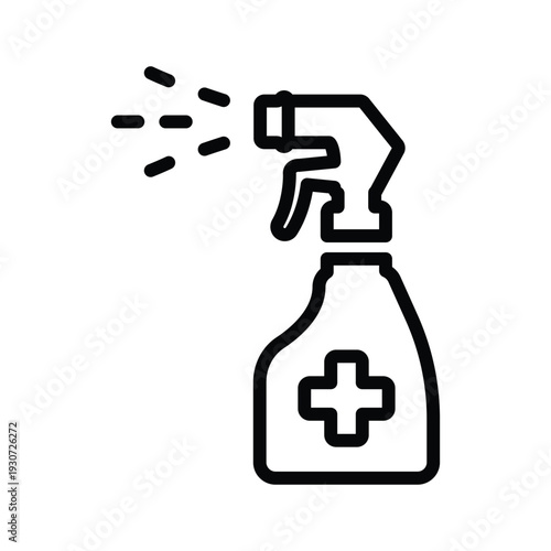 Antibacterial Spray Icon