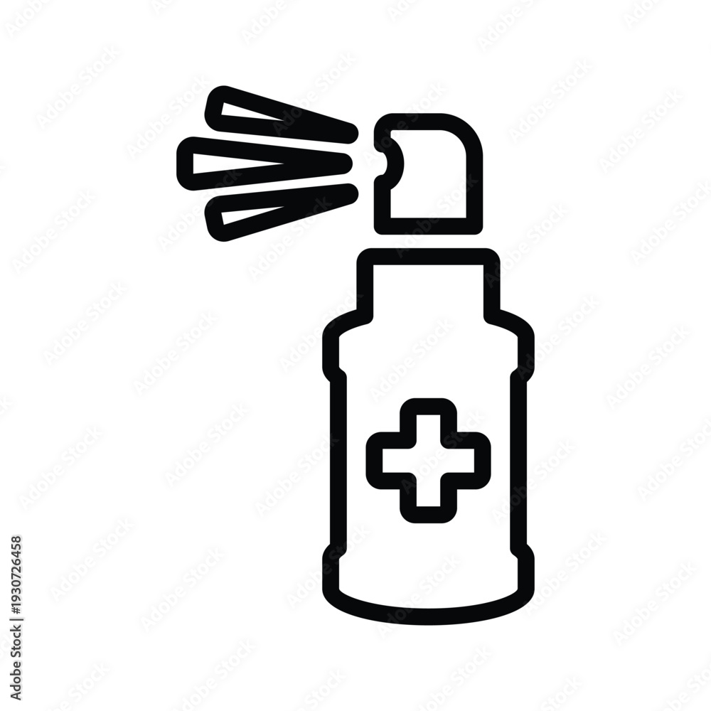 Obraz premium Sanitizer Spray Icon
