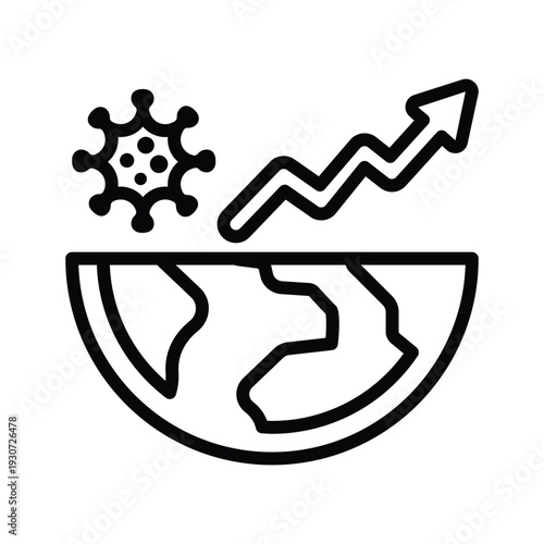 Corona World Wave Icon