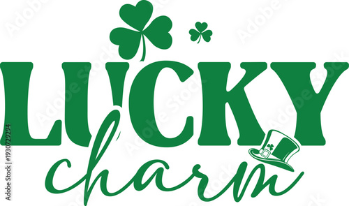 lucky charm tshiirt design.