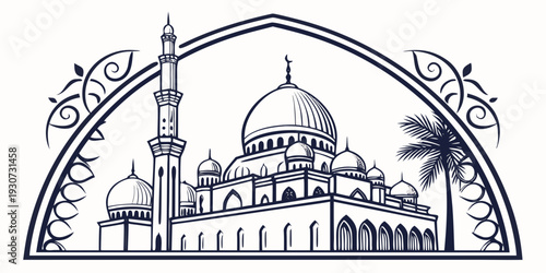 The iconic mosque of sultan abdul samad with its majestic architecture and intricate details