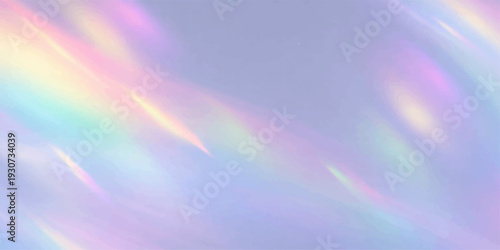 Abstract colorful rainbow background with clouds and glowing lights