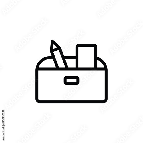 Office and business vector line icons featuring desks, meetings, documents, analytics, teamwork, finance, communication, productivity, and corporate workflow symbols.