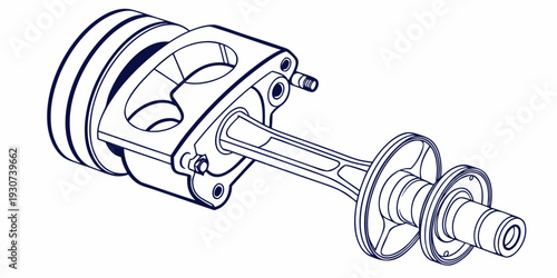 Close-up view of a car wheel hub assembly with brake rotor and bearing components