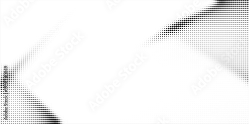 Halftone faded gradient texture. Grunge halftone grit background. White and black sand noise wallpaper. Retro pixilated vector backdrop
