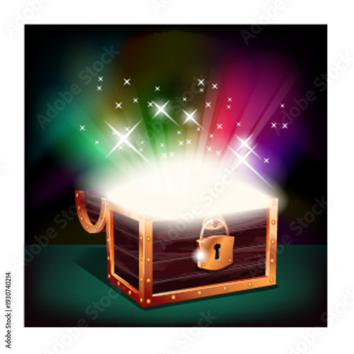 Treasure Box Vector Design Elements
