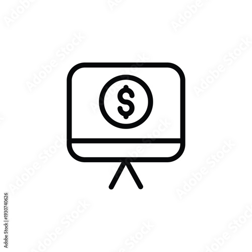 Office and business vector line icons featuring desks, meetings, documents, analytics, teamwork, finance, communication, productivity, and corporate workflow symbols.