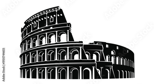 Vector illustration of Colosseum