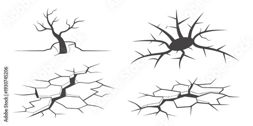 Four distinct types of neurons depicted in a clear and concise illustration.