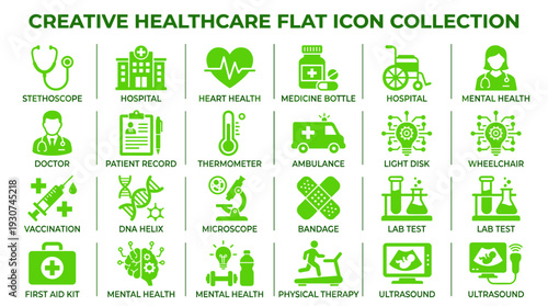 healthcare, medical, hospital, clinic, doctor, nurse, medicine, health, healthcare icon, medical icon, flat icon, icon set, medical set, healthcare set, medical symbols, first aid, stethoscope, syring