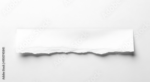 Wallpaper Mural White torn paper with hole on white background Torontodigital.ca