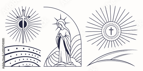 Ancient celestial maps depicting the sun's journey across the sky and its impact on earth.