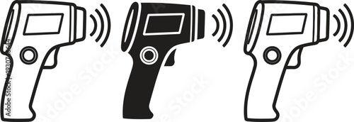 Thermal imaging infrared thermometer guns