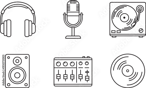 Professional Audio Tech and DJ Equipment Set