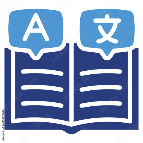 Language Book Icon