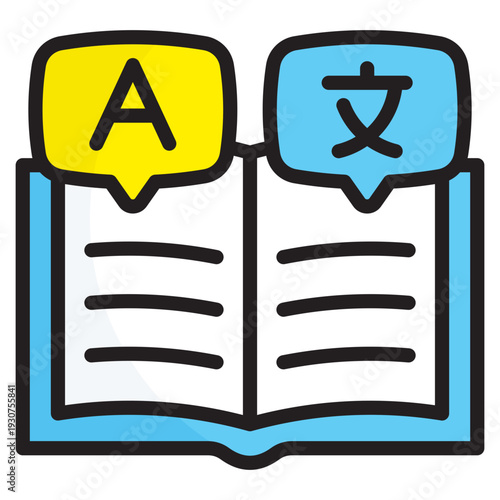 Language Book Icon