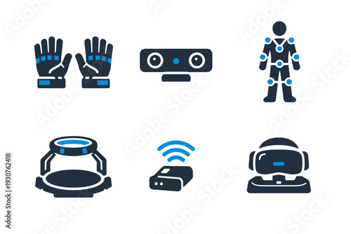 Simple generation vector platform letters scalable gloves image no body icon numbers