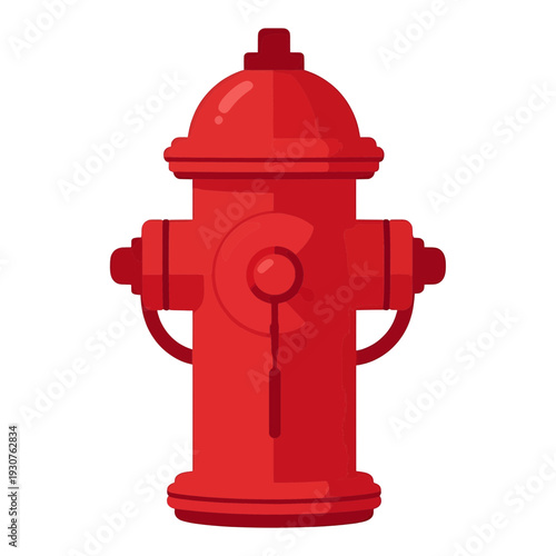 Red Fire Hydrant Vector Icon
