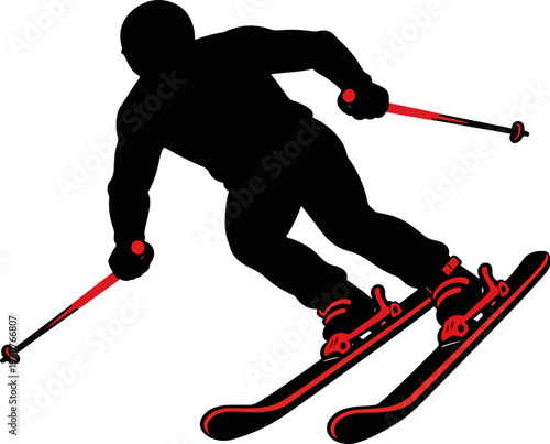ski4.epsWheelchair Ice Hockey Winter Sport Silhouette