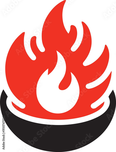 Fire Pit Vector
