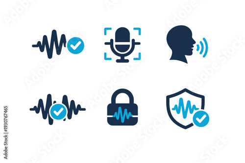 Audio generation white speech waveform vector voice text icon image no simple