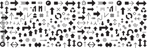 Set of 1000 flat icons vector