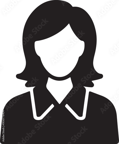 Businesswoman icon vector