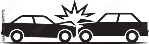 Car crash icon