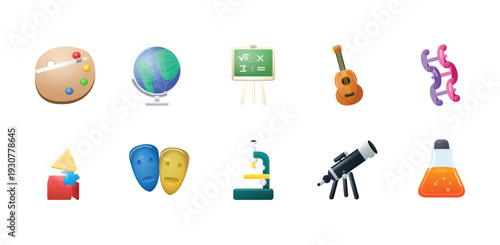 Academic Studies and Educational Icons