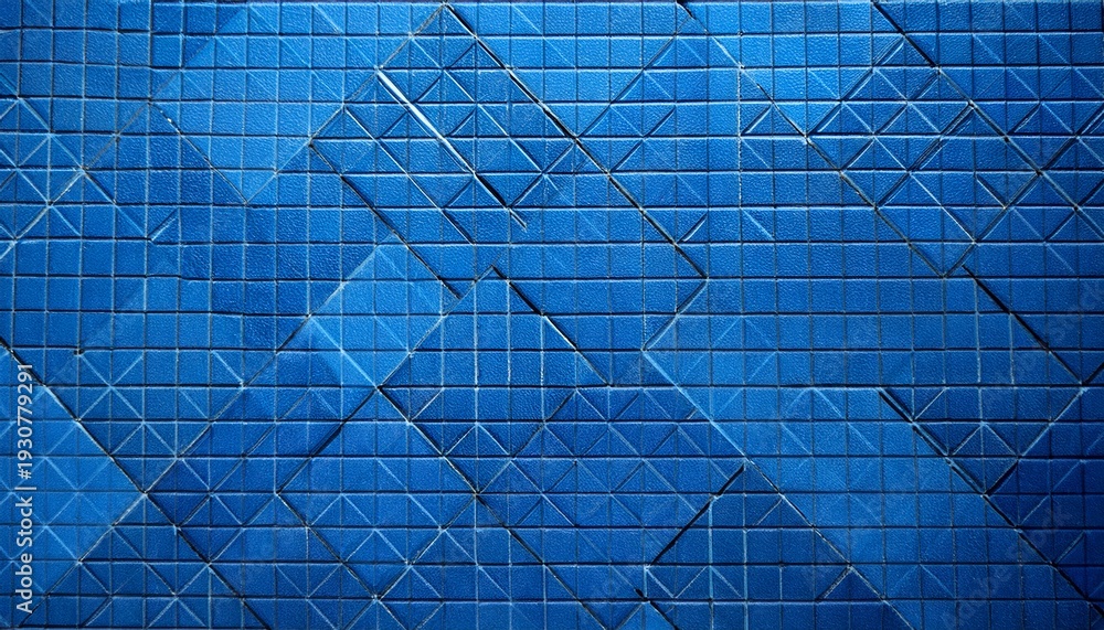 Obraz premium blue tile texture with lines