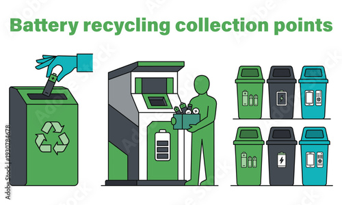 Battery recycling made easy with collection points