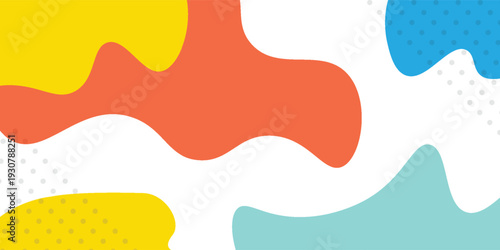 Abstract geometric pop art background with wave pattern. Vector pattern. overlay geometric design of trendy Memphis 80s-90s style