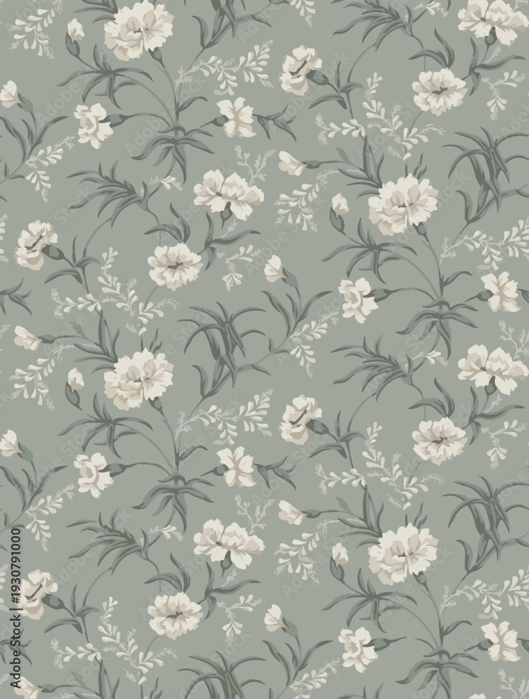 Fototapeta premium seamless floral background