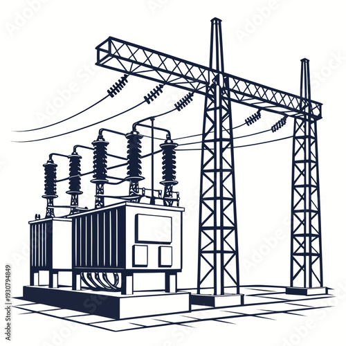 Ultra clean of an electrical transmission station power grid