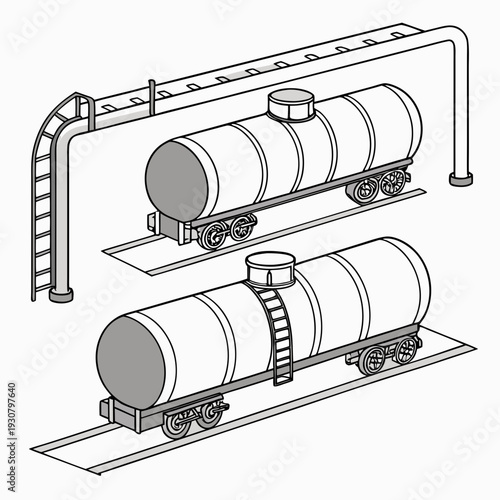 Petroleum pipeline rail interface with oil tankers