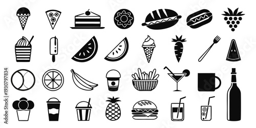 A delightful assortment of diverse food items and cooking utensils