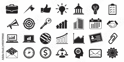 A collection of diverse icons representing various activities and concepts.