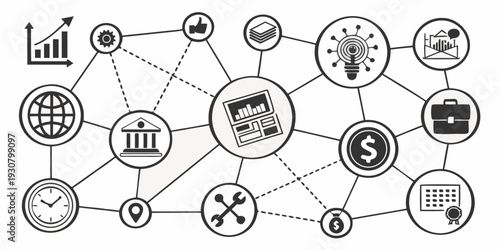 A detailed flowchart illustrating the process of data analysis and decision making