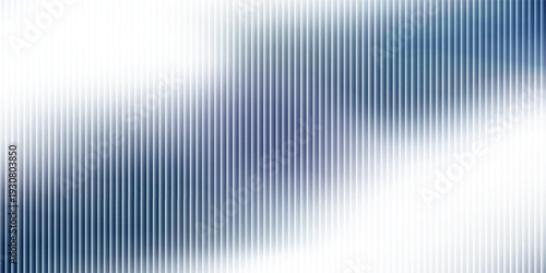 Monochrome waves with transparent vertical layering and soft opacity shifts. Abstract distorted glass effect, minimal and textured in grayscale palette. Vector illustration for futuristic design