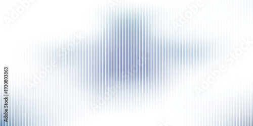 Monochrome waves with transparent vertical layering and soft opacity shifts. Abstract distorted glass effect, minimal and textured in grayscale palette. Vector illustration for futuristic design