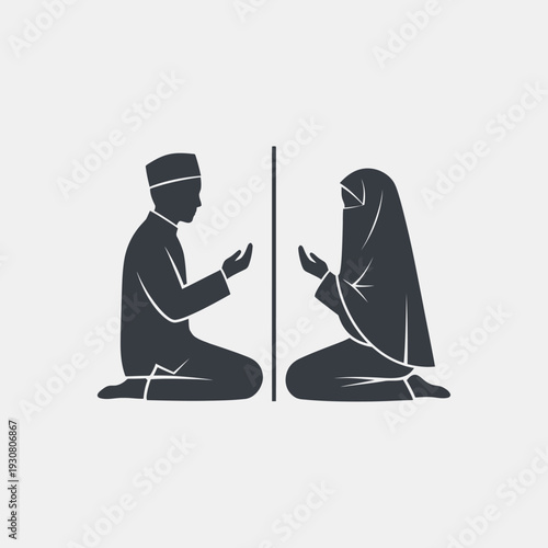 Man and Woman in Prayer