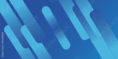 Abstract blue background with diagonal lines. Dynamic shapes composition. Vector illustration